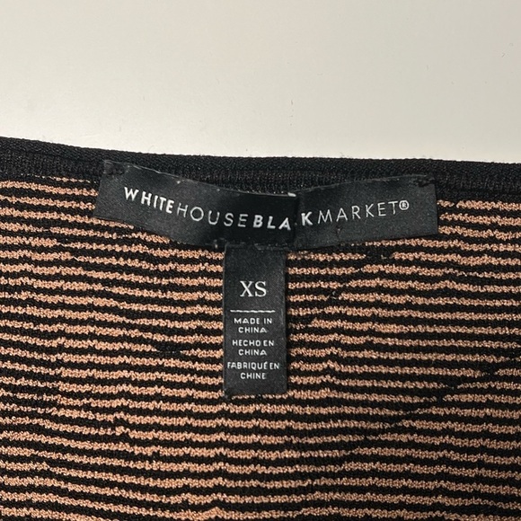 White House Black Market | Brown/Black Tiger Print Knit Tank Sz XS - Picture 5 of 5